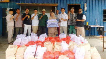 146 Paket Sembako Perkumpulan Masyarakat Nelayan Sawang, Ucapkan Terima Kasih Kepada PT Timah
